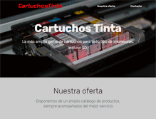Tablet Screenshot of cartuchostinta.com